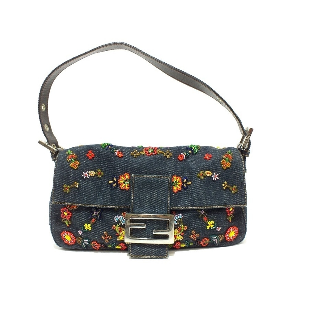 FENDI Denim Bucket Bag